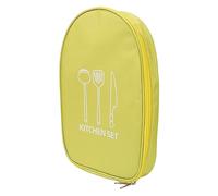 VGEBY Chef Knife Bag,Chef Knife Roll Bag Backpack Portable Nylon Kitchen Tools Storage Carry Pockets Knife Holder Zipper (Yellow)