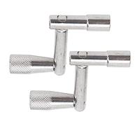 VGEBY Chrome-plated Z-shaped Drum Key for Gently Adjusting the Drum Sound - Essential Tool for Owners