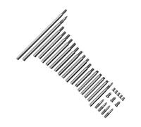 VGEBY Clarinet Repair Parts, Fastening Screw Roller Replacement Set with Stainless Steel Material, for German 20 Key Clarinet Wind Instrument Service Tool