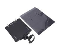 VGEBY Clarinet Sheet Music Clip ABS Marching Lyre Flip Folder with 5 Refill Sleeves 360 Rotatable 60 Tilt Metal Rings for Band Performance Clarinet and Oboe Players