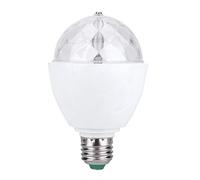 VGEBY Colorful Revolving Lights, LED Stage Light 3W E27 Socket RGB Rotating Colorful Disco Party Lights LED Crystal Stage Bulb for Birthday Party Wedding Club Show Model Toys Deformable Model