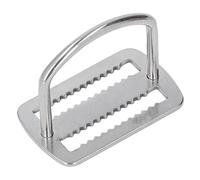 VGEBY D Ring Webbing Retainer, 316 Stainless Steel Portable D Ring Webbing Harness Belt Retainer Keeper Stopper for Diving Water Sports