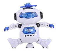 VGEBY Dancing Singing Robot Toy for Kids, 360° Rotating Humanoid Robot with LED Lights, Flexible Joints for Playful Gift