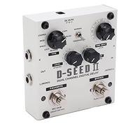 VGEBY Delay Effect Pedal, 8 Modes Stereo Dual Channel Digital Stompbox with 2000ms Looper and Tap Tempo, for Guitar Effects