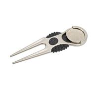 VGEBY Divot Tool, Zinc Alloy Multifunctional Portable Repair Accessory with Removable Mark, for Professional Golfers