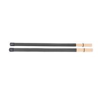 VGEBY Drum Brush Bamboo Percussion Tool for Drum Kit Jazz, 2Pcs Drumstick Set for Drummers Beginners Anniversary, Birthday Present (Black)
