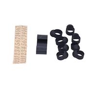 VGEBY Drum Finger Sleeves, Silicone Finger Cots for Percussion Instruments with Noise Reduction, Soft Fit for Index 15mm Middle 14mm Ring 13.5mm Little 12.5mm, Drummers Beginners