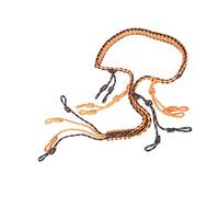 VGEBY Duck Call Lanyard, Hunting Accessory with 12 Adjustable Loops and Widened Collar, for Outdoor Wildfowl Hunting and Secure Item Holding (orange camouflage)