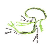 VGEBY Duck Call Lanyard, Hunting Accessory with 12 Adjustable Loops and Widened Collar, for Outdoor Wildfowl Hunting and Secure Item Holding (Fluorescent Green)