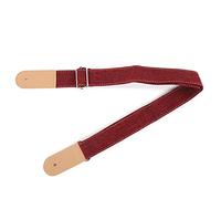 VGEBY Durable Cotton and Linen Ukulele Strap with Metal Buckle for Stable Hold, Ideal for Ukulele Enthusiasts (Red)