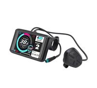 VGEBY Ebikes Display, ABS Electric Bike Color LCD Panel with Speed Monitor and Battery Level for 22.2mm Handlebar Cycling