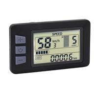 VGEBY Electric Bicycle LCD Display Control Panel, ABS Material, Compatible with 24V 36V 48V 60V Electric Bikes and Scooters