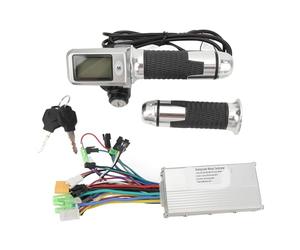 VGEBY Electric Bike Controller Kit, 36V 48V 500W 28A Electric Bike Brushless Motor 3 Mode Sine Wave Controller with Throttle Twist Grips Type 5530