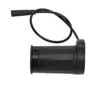 VGEBY Electric Bike Half Twist Throttle, EBike Half Twist Grip Flexible Control Twisting Half Twist Hand Grip Speed Regulation Handlebar for Bafang BBS01 BBS02 378X Mid Drive Motor