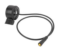 VGEBY Electric Bike Thumb Throttle Accelerator, 130X 3 Pin Waterproof Connector Finger Throttle for BBS01 BBS02 Electric Bike