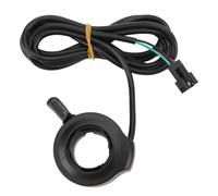 VGEBY Electric Bike Thumb Throttle, Universal 3 Pin SM Plug Replacement, Electric Scooter Finger Accelerator for Urban Commuters, Hilly Terrain, Daily Use