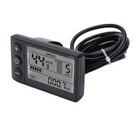 VGEBY Electric LCD Display Meter, 24V 36V 48V S866 Electric Bike LCD Display Panel with SM Plug Ride