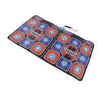 VGEBY Electronic Dance Mat, 2 Player Wireless AV Interface with Remote Control, High Sensitivity Dance Floor Mat for Family Interactive Music Game