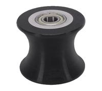 VGEBY Elliptical Roller Wheel, 61mm Plastic Pulley with Stainless Steel Bearing, Smooth Rolling Quiet Use Replacement for Fitness Equipment Garage Door Home Gym