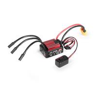 VGEBY Esc, Compatible Motor Water Proof Brushless Electronic Speed Controller For 1/10 Rc Crawler Cars (Red XT60 Plug)