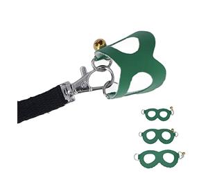 VGEBY Ferret Harness, Artificial Leather and Nylon with Adjustable Sizes, Soft Vest for Small Pets Including Hamsters, Suitable for Outdoor Walks (Green)