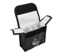 VGEBY Fireproof Bag, Explosion Proof Pouch for 3 Batteries, High Temperature Resistant, Portable Storage for Drone Batteries