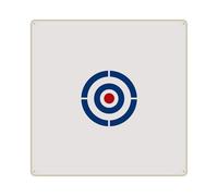 VGEBY Golf Target Cloth, Swing Practice Target Cloth Ball Net Hitting 1.5x1.5m Aid Thick Canvas for Indoor Outdoor Training (White)