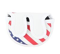 VGEBY Golfball Mallet Putter Head Cover Waterproof PU Golfball Mallet Headcover Center Putter Cover Protector with Magnetic Closure(Small semicircle) Sportinggoods Golf Sportinggoods Golf