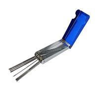 VGEBY Guitar Nut Files, Metal Guitar Bridge File with Glossy Finish, Noise Free Operation, Perfect for Electric and Acoustic Maintenance