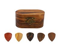 VGEBY Guitar Pick BoxWood Guitar PicksGuitar Pick Box, Wooden Lightweight Guitar Pick Storage Case Holder Plectrum Container Guitar Pick CaseMultiple, VGEBYX1B4OQUH0I