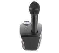 VGEBY Karaoke Speaker, Bluetooth Speaker with Two Microphones, 3000mAh Battery for Home Party KTV (Black)