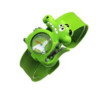 VGEBY Kids Analog Watch for Boys Girls, with Soft Jelly Strap Cute Cartoon Design Learn Time, Teaching Watch for Children Ages 3-10 (Crocodilian)