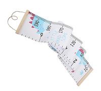 VGEBY Light Cool Gray Growth Chart Wall Ruler, with Rope for Easy Installation in Children Room, Baby Nursery, Playroom (Blue Dinosaur Model)