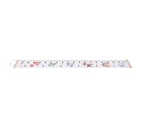 VGEBY Light Cool Gray Growth Chart Wall Ruler, with Rope for Easy Installation in Children Room, Baby Nursery, Playroom (Animal Type)