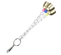 VGEBY Lightweight Parrots 3 Bell String Toy for Hanging Cage Fun for Small Medium Large Parrots