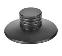 VGEBY LP Record Stabilizer, Metal Record Player Disc Clamp, Black, Turntable Stabilizer, Modern, Belt-Driven, RCA, Enhances Stereo Image & Focus, Reduces Noise, Stable Speed