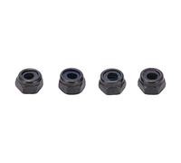 VGEBY M4 Locking Nut, 4PCS Aluminum Alloy 4mm Locknut M4 Locking Nut Antislip for Arrma for Senton 1/10 RC Car Model Car Accessories Model Toy