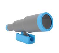 VGEBY Monocular Toy with Base Kids Reusable Plastic Telescope for Outdoor Exploration Nature Observation and Adventure Gift (Gray)