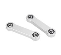 VGEBY Motorcycle Sway Bar End Links, Aluminum Alloy Replacement for Ryker 600 900 Rally Sport, Easy Installation, Enhanced Stability, Stylish Design for Improved Riding Experience (Silver)