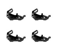 VGEBY Multipurpose Metal Roof Rack Axes Shovel Mount Robust Design 4 Units Suitable for Tool Storage and Vehicle Organization (Black)