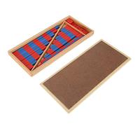VGEBY Numerical Rods, Small Wood Math Counting Toy for Early Learning