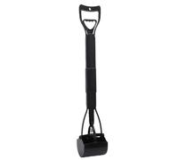 VGEBY Pet Pooper Scooper, 31.5 Inch Long Handle Foldable | Reinforced ABS Plastic, Dual Stainless Steel Springs, One Hand Operation, Folds for Compact Storage, Use on Gravel or Leaves