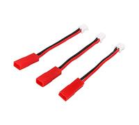 VGEBY PH2.0 to JST Plug Converter, 3Pcs Lipo Battery Adapter Cables for AXIAL SCX24 1/24 Tracked Vehicle Upgrade Part Car Model Accessory Model Toy