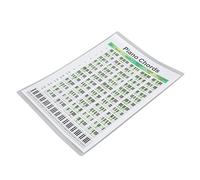 VGEBY Piano Chord Chart, 60 Chords 5 Chord Types 3 Types of 7 Chords Educational Fingering Reference Chart for Beginners, with Coated Paper Design for Pianists Songwriters (Small Size)