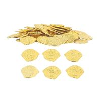 VGEBY Pirate Coins Decor 100pcs Plastic Halloween Party Treasure Coins
