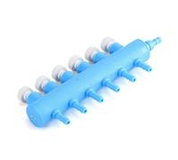 VGEBY Plastic Fish Tank Splitter Durable 2 Way 3 Way 4 Occupying Less Space for Aquarium Oxygen Distribution 2PCS (6 Heads)
