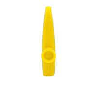 VGEBY Plastic Mini Kazoo, Easy to Learn Wind Instrument, Portable Humming Musical Toy with Amplifying Membrane for Travel, Camping, and Guitar Ukulele Accompaniment (Yellow)