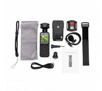 VGEBY Pocket Camera, Pocket 5K Camera 270 Degree Auto Rotating Lens with Face Detection Touch Screen External Microphone Remote Control for Travel and Vlogging