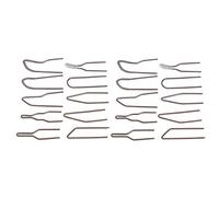VGEBY Portable Pyrography Wire Tips Kit 10 Pcs for Fine Presentation and Design, Made of Iron Alloy