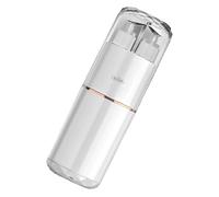 VGEBY Portable Toothbrush Holder Clear Toothpaste Organizer Detachable Design for Travel Camping Home Bathroom (White)